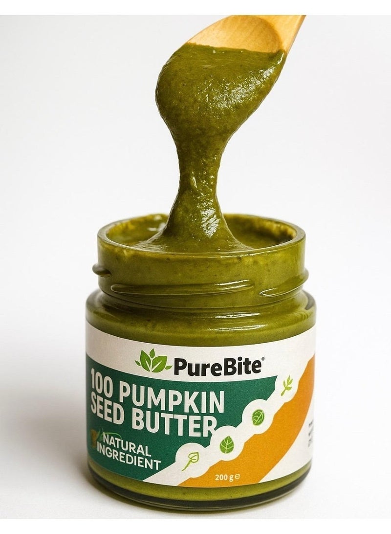PURE BITE Pure Pumpkin Seed Butter, Sugar Free, Gluten Free, High in Protein-200 gr - Image 3